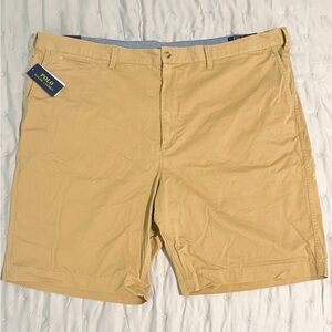 Ralph Lauren Men's Classic Khaki Flat Front Shorts